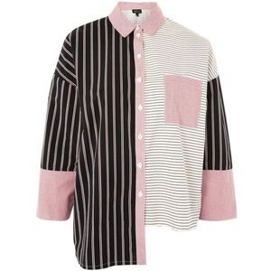 NWOT Topshop Asymmetrical Long Sleeve Shirt